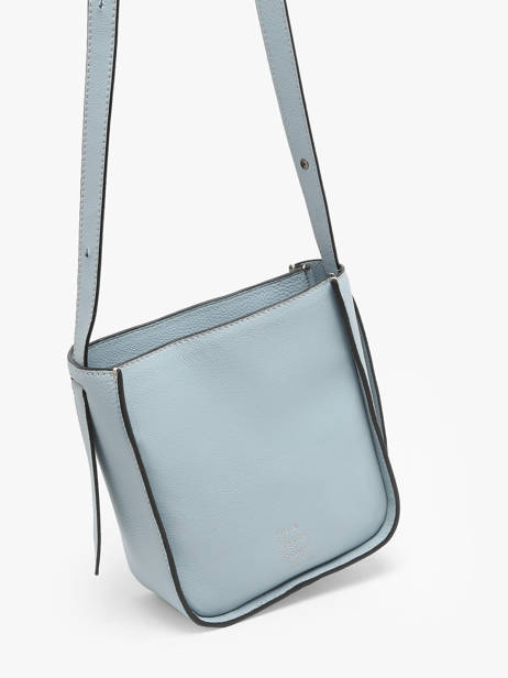 Cross Body Tas S Foudre Leder Etrier Blauw foudre EFOD087S ander zicht 2